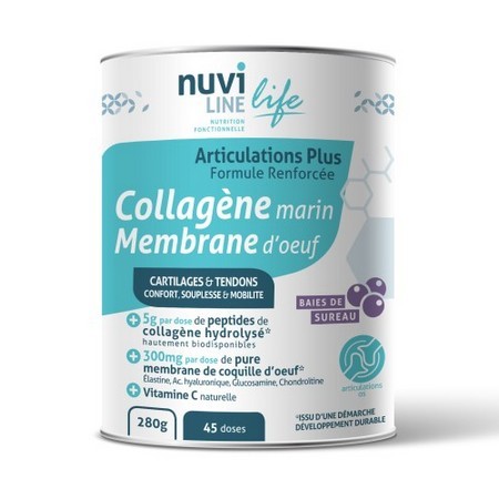 Collagène marin + Membrane d'oeuf : Articulations Plus