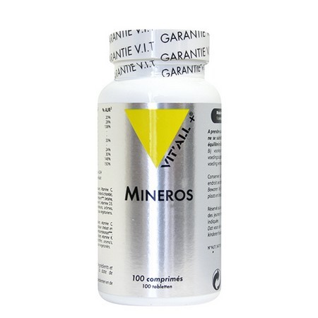 Mineros : complexe minéraux et vitamines reminéralisant